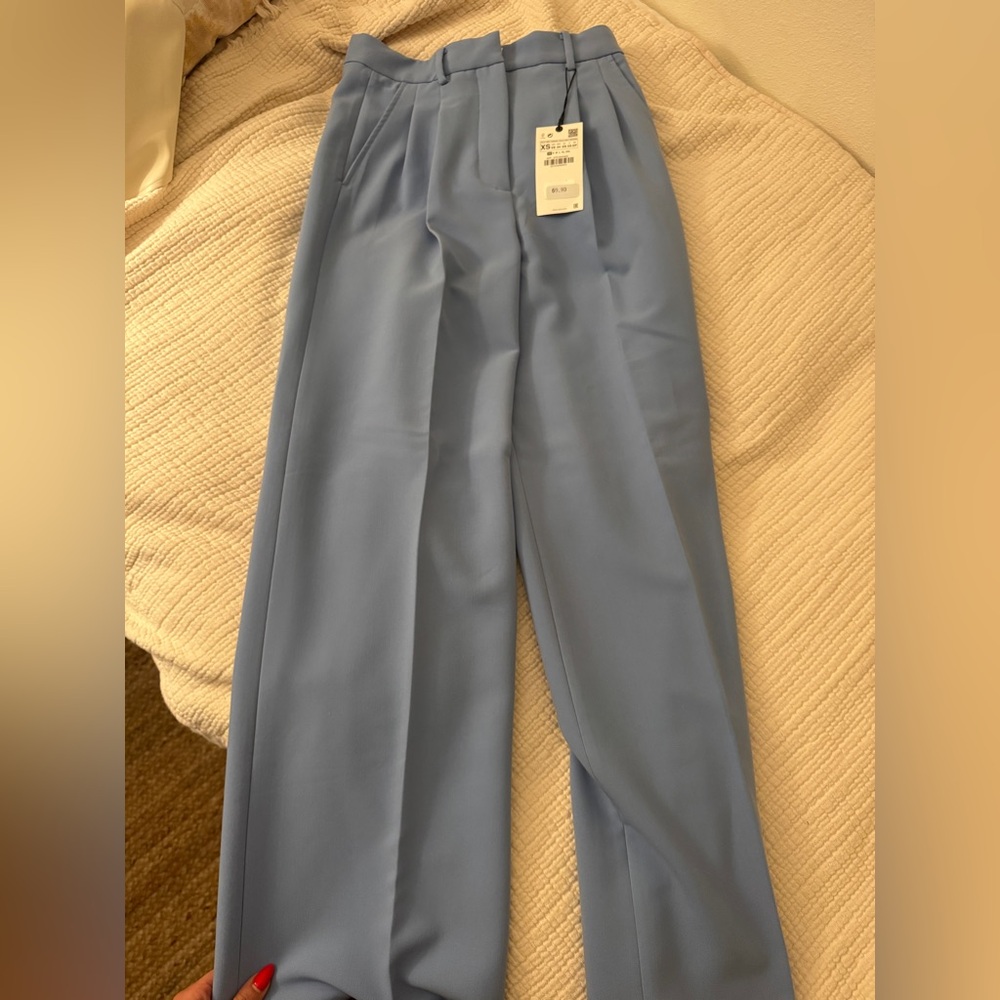 Womens Zara Blue Dress Pants